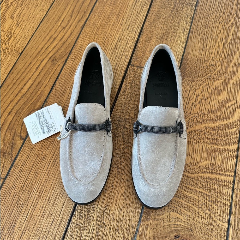 Brunello Cucinelli Suede Loafers